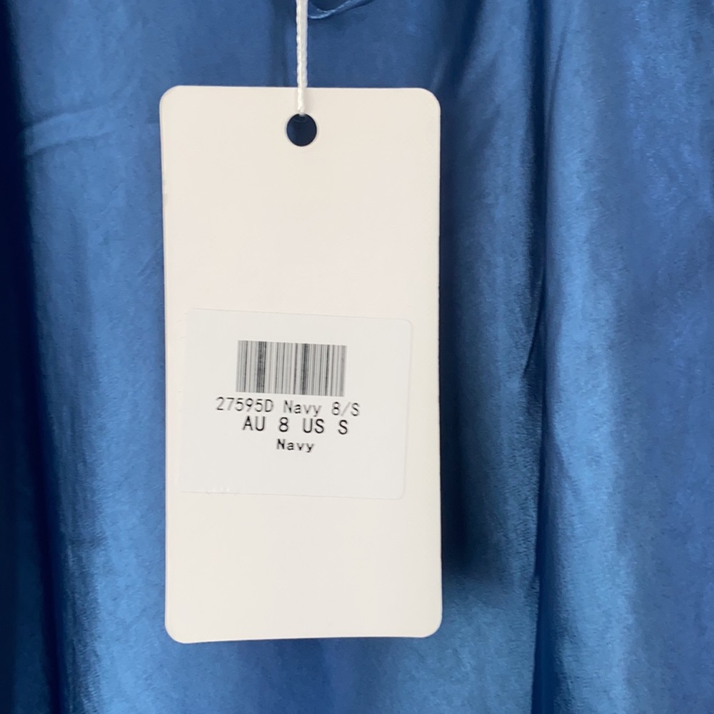 Hello molly blue silk dress - Picture 4 of 6